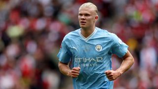 Erling Haaland scored 52 goals in his first season at Man City