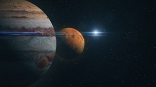 Venus conjunct Jupiter 2022—Venus and Jupiter Planet Conjunction