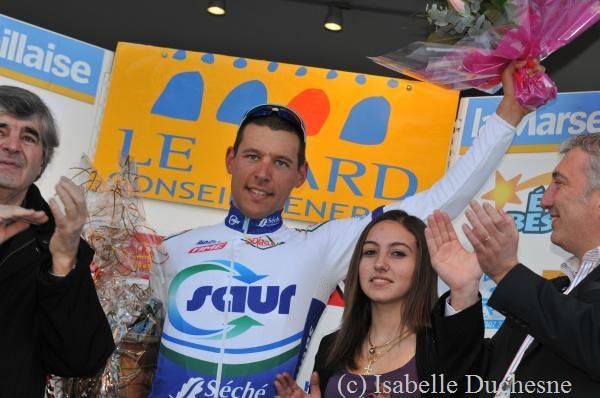 St&eacute;phane Poulhies (Saur Sojasun), stage 4 winner