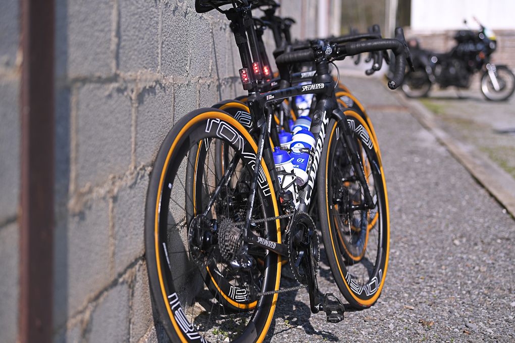 The Deceuninck-QuickStep bikes are ready to go
