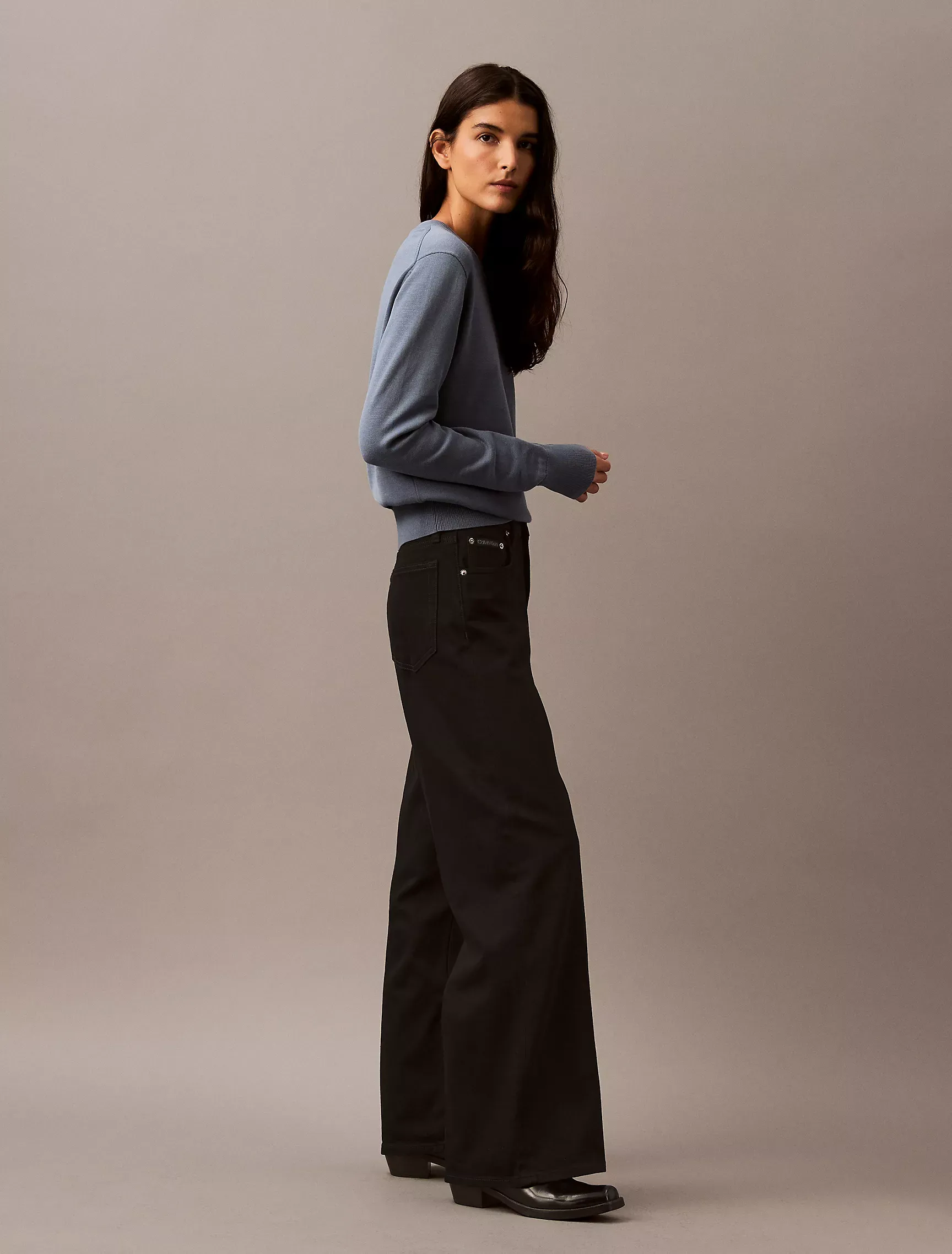 Ultra High Rise Wide Leg Jeans