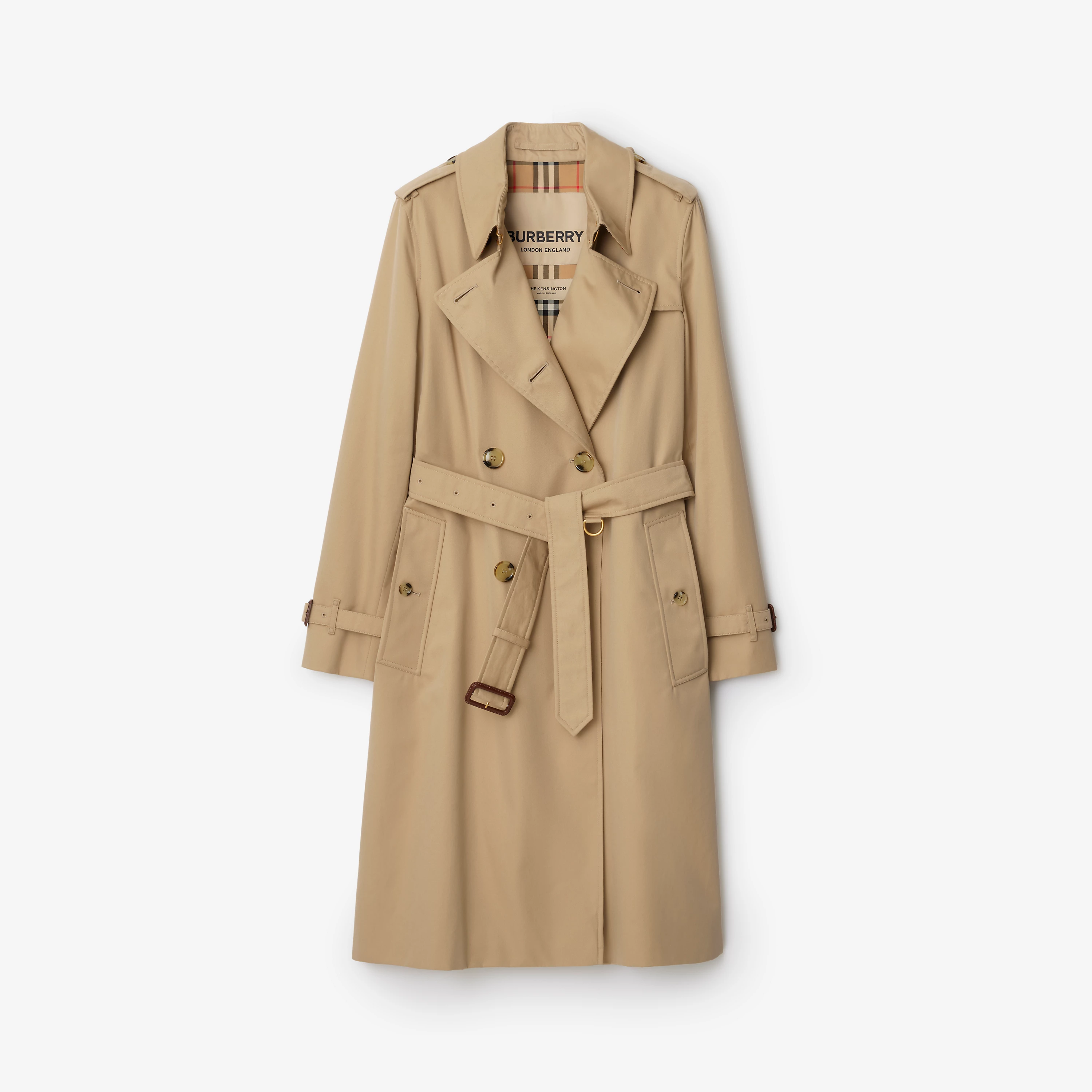 An image of the Burberry Kensington trench coat.