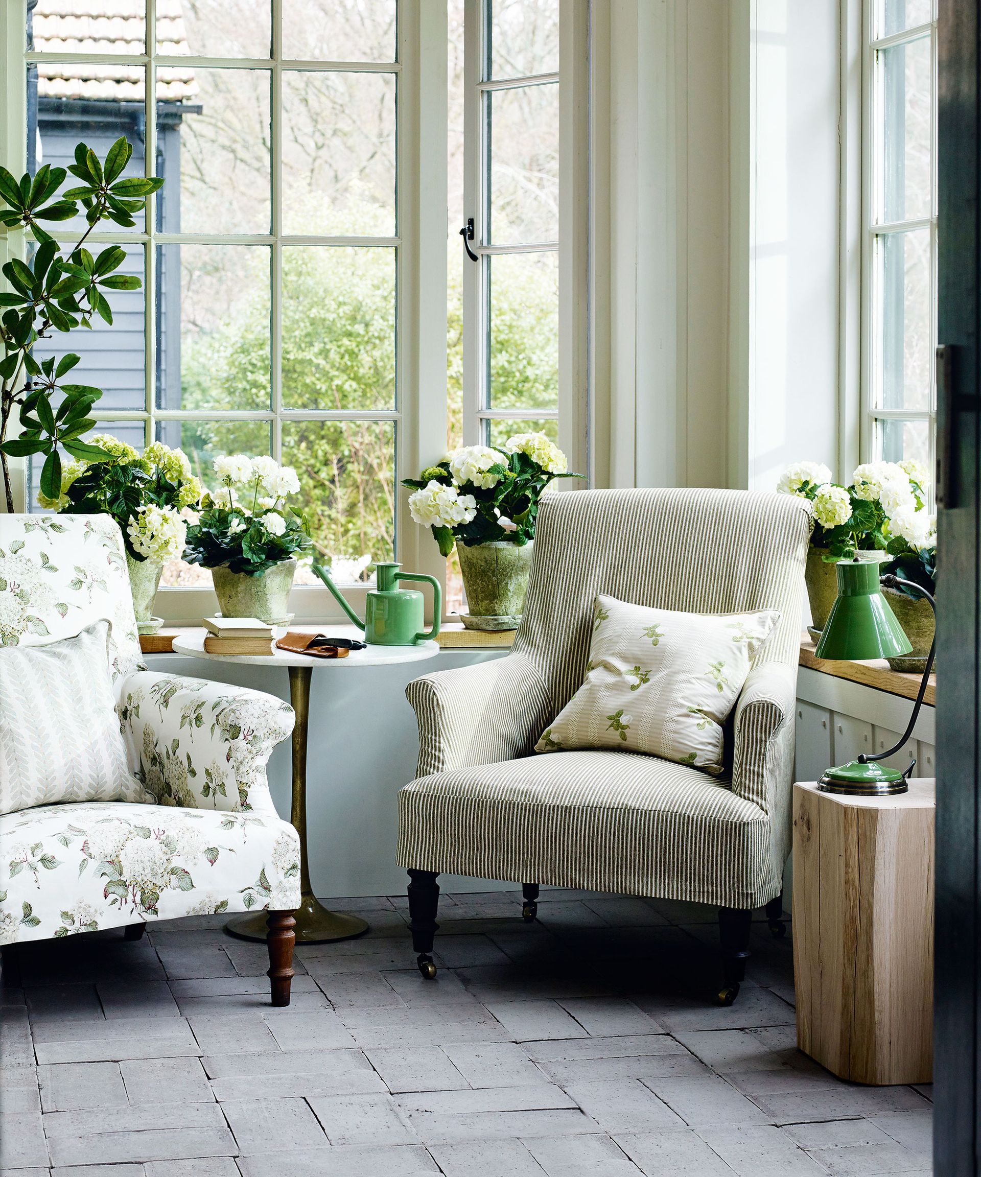 Living room with mismatching chairs