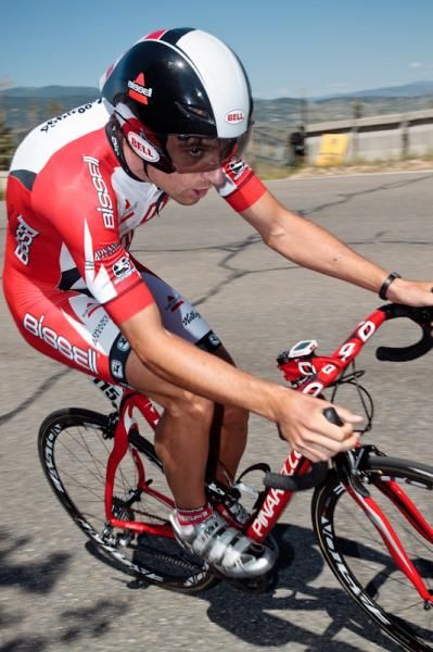 Paul Mach (Bissell) looked focussed