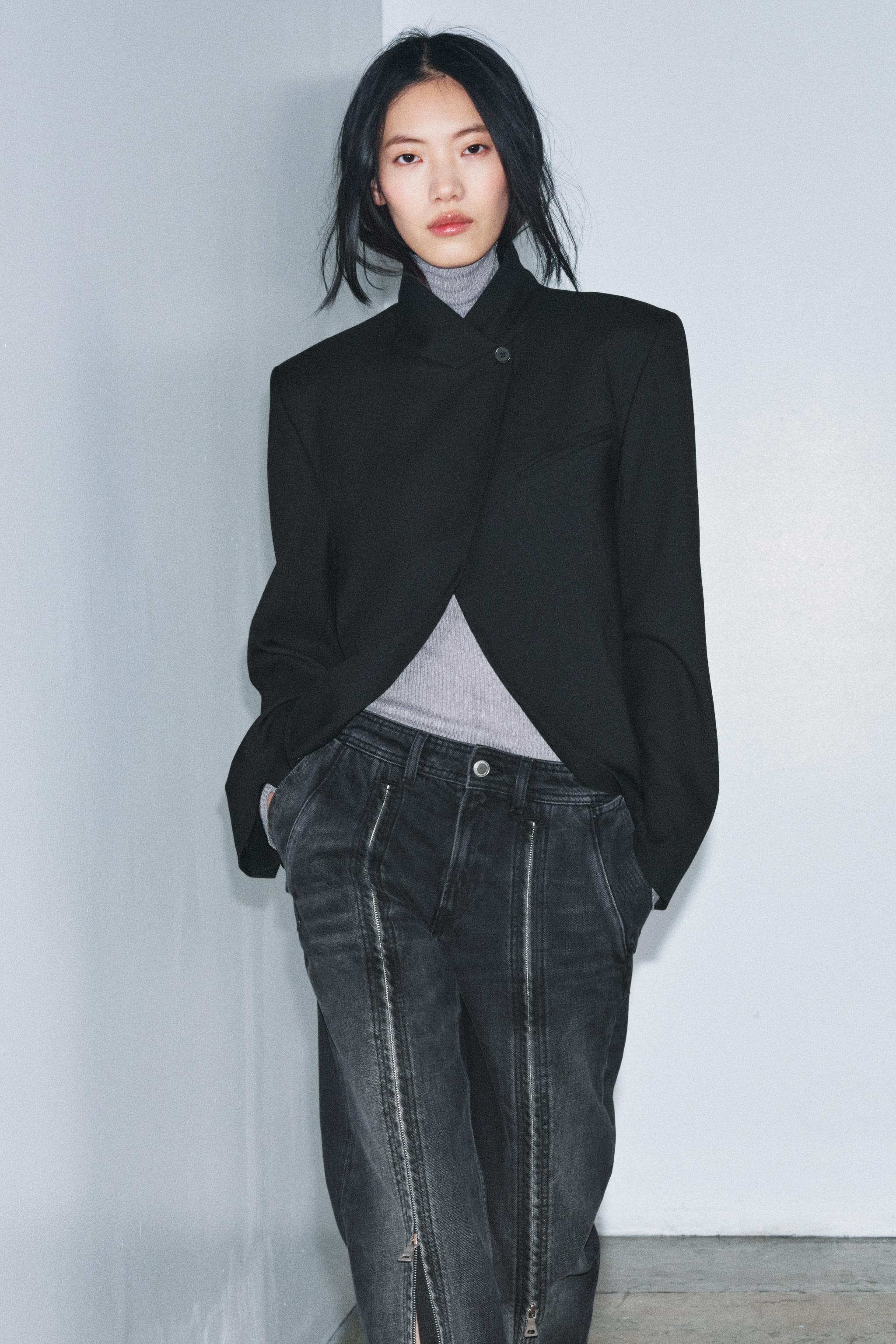 Wool Blend Blazer Zw Collection