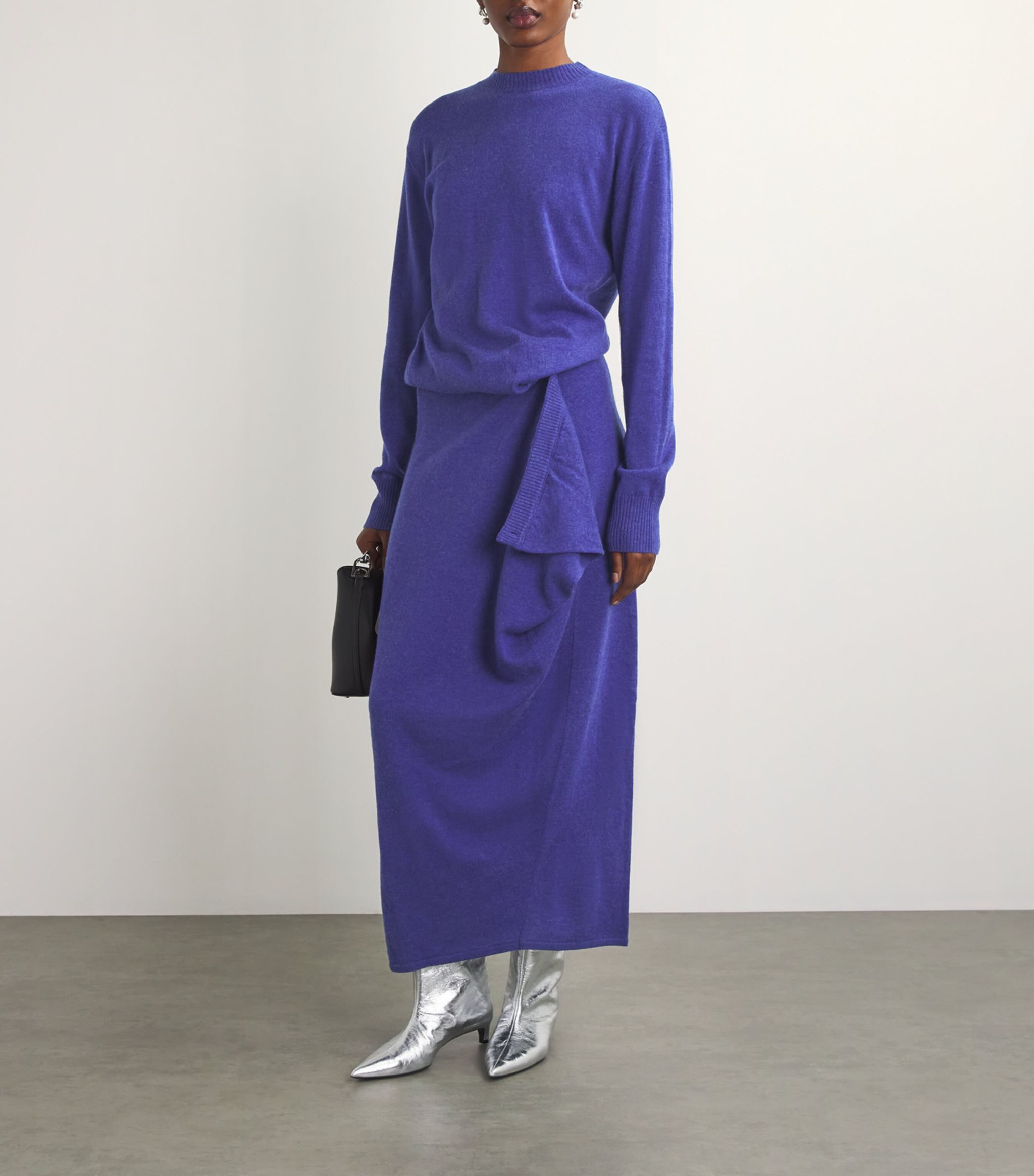 Womens Christopher Esber Blue Merino Wool-Cashmere Maxi Dress | Harrods Uk