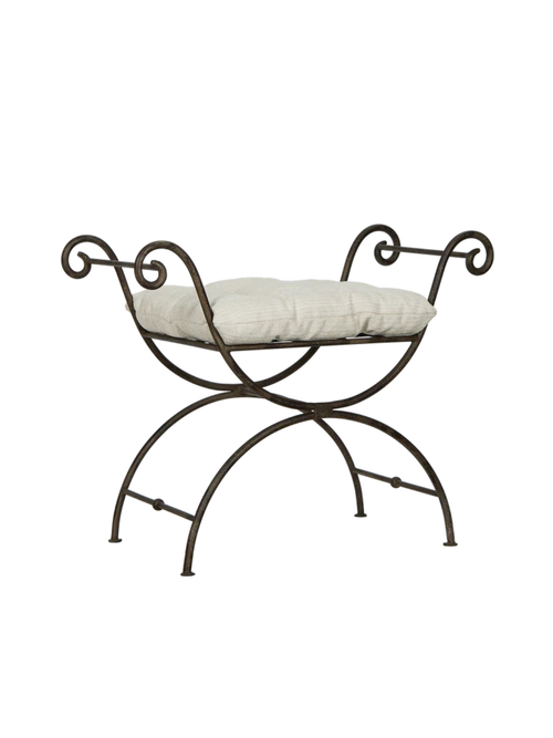 Lyon Vanity Stool - Creme