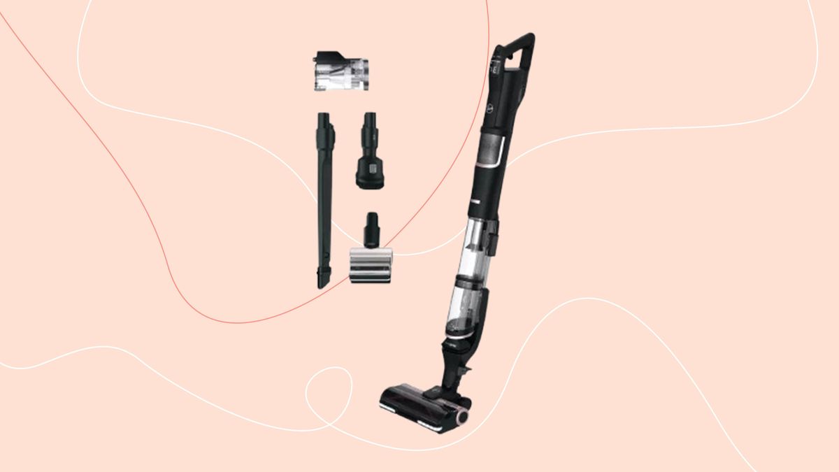 このフーバーの真空は、この巧妙な愛着のおかげで私の究極の怠zyクリーニングハックになりました