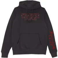 Stranger Things Black Logo Hoodie Stranger Things Black Logo Hoodie