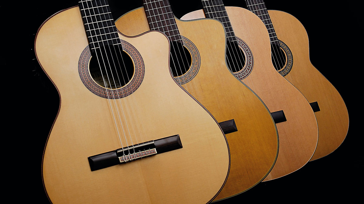 Nylon-string classical guitars