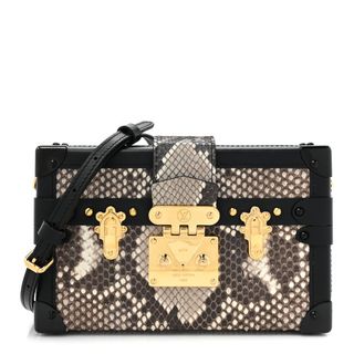 Louis Vuitton Snakeskin Petite Malle