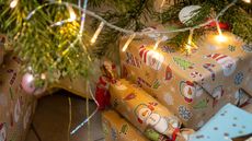 Christmas presents under the tree