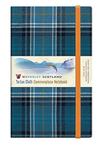 Blue Loch Waverley Tartan Notebook/journal: Large: 21 X 13cm (waverley Scotland Tartan Cloth Commonplace Notebook/journal)