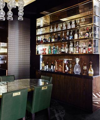 home bar ideas with drinks cabinet