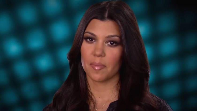 Kourtney Kardashian on Keeping Up with the Kardashians.