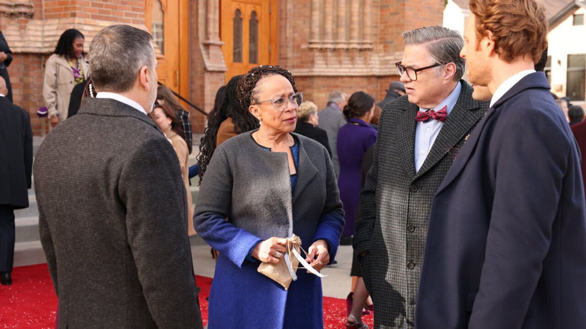 Goodwin, Will, and Charles at Ethan&#039;s wedding in Chicago Med Season 8