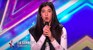 Tia wowed the judges on BGT