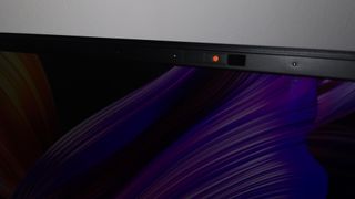 The webcam cover on the Asus ProArt Studiobook 16 OLED
