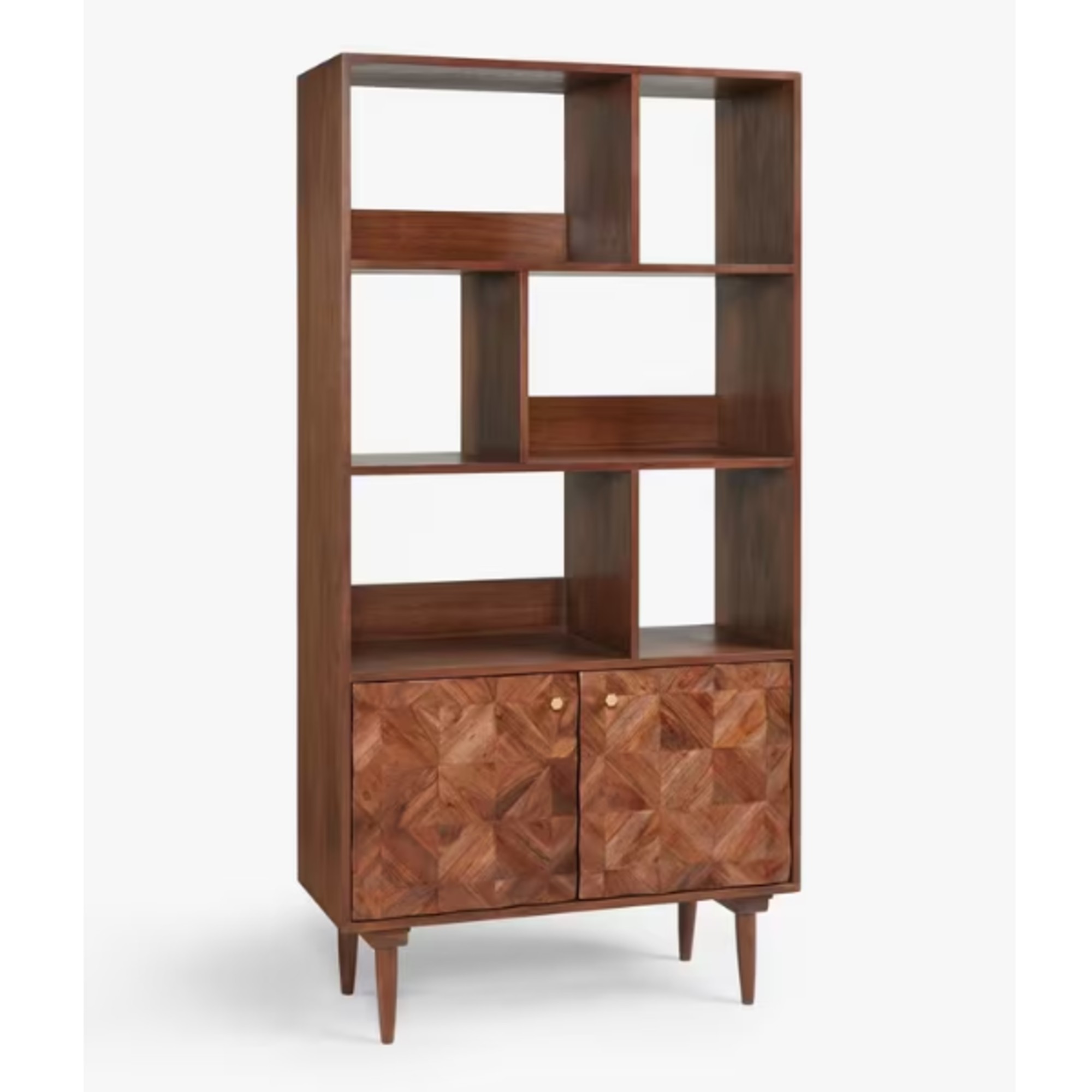 John Lewis + Swoon Franklin Shelving Unit, Dark Brown