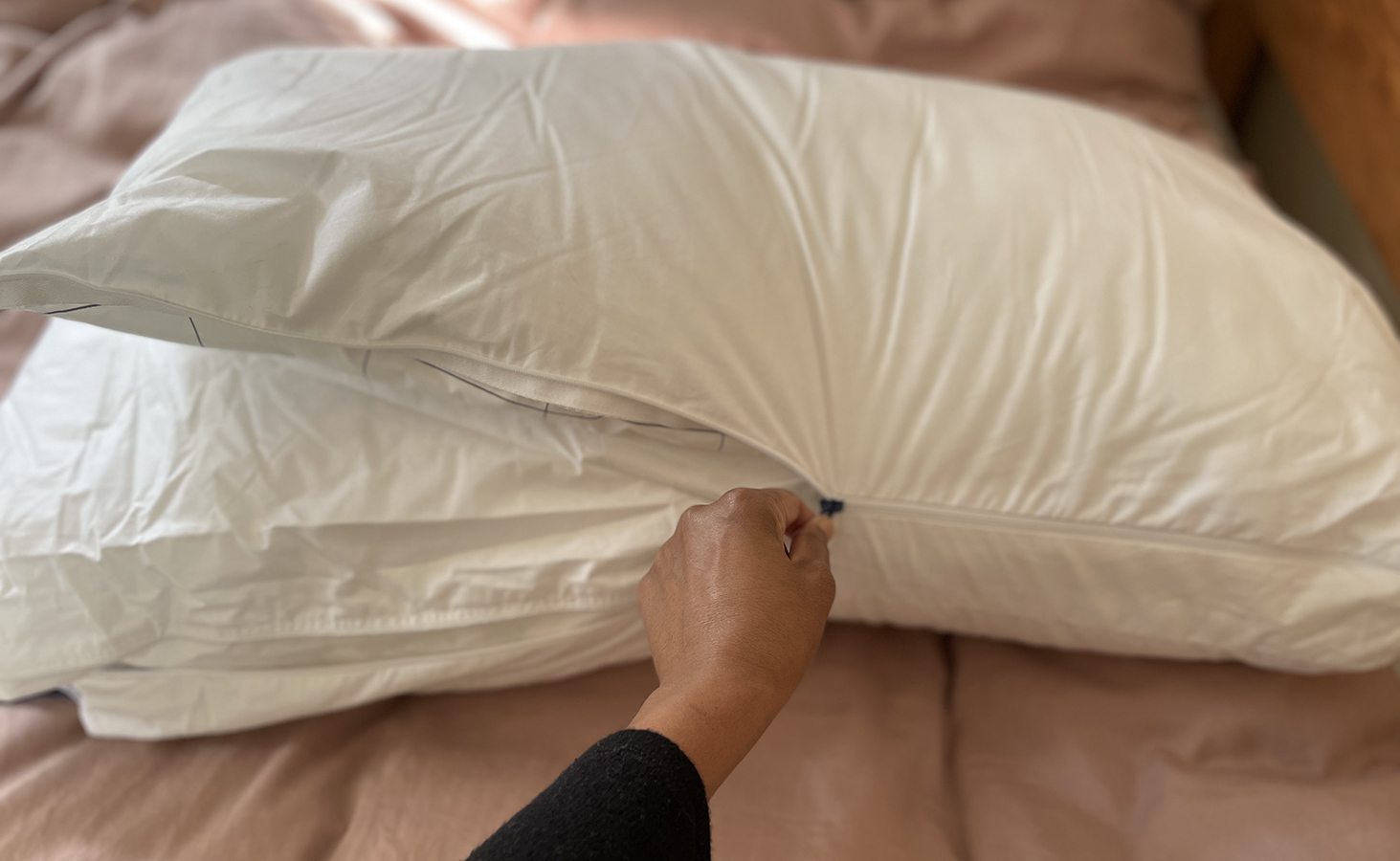 An inside look at the Casper Original Pillow for testing