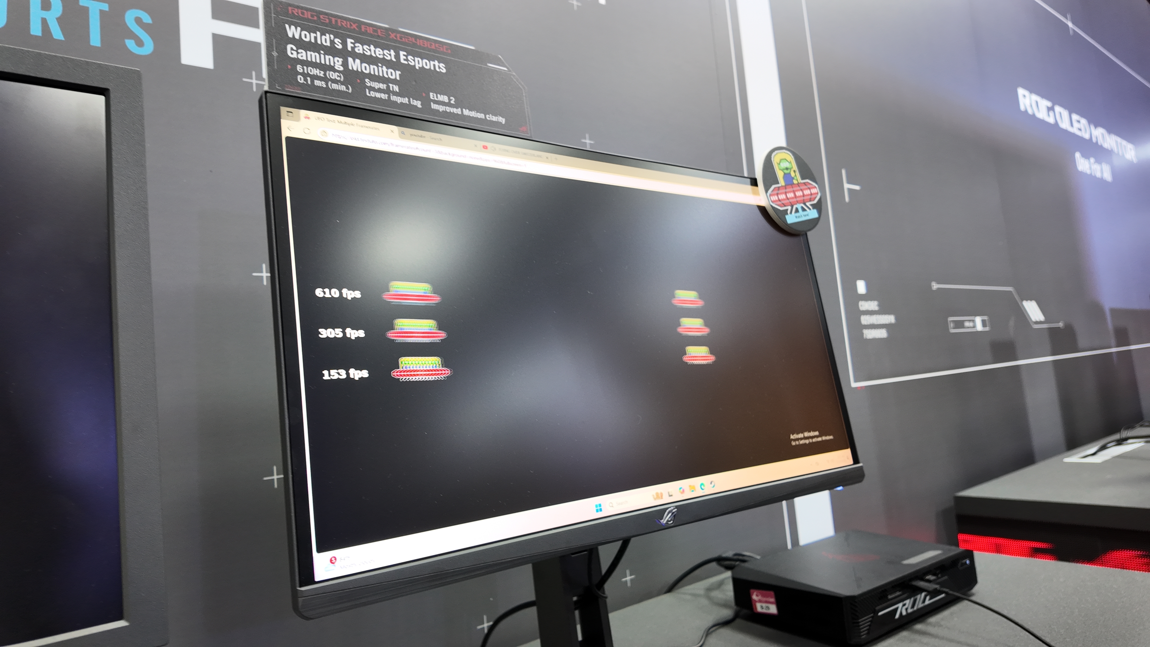 A picture of the Asus ROG Strix Ace XG248QSG TN gaming monitor