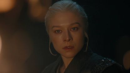 Emma D'Arcy as Queen Rhaenyra Targaryen in House of the Dragon season 3