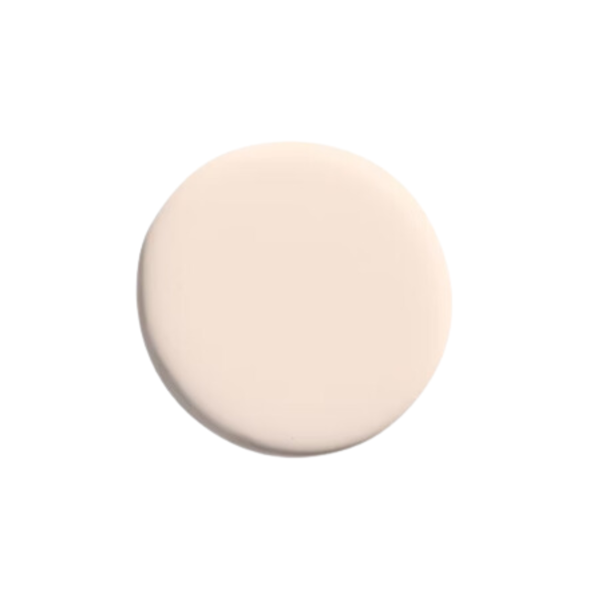 A swatch of creamy beige paint