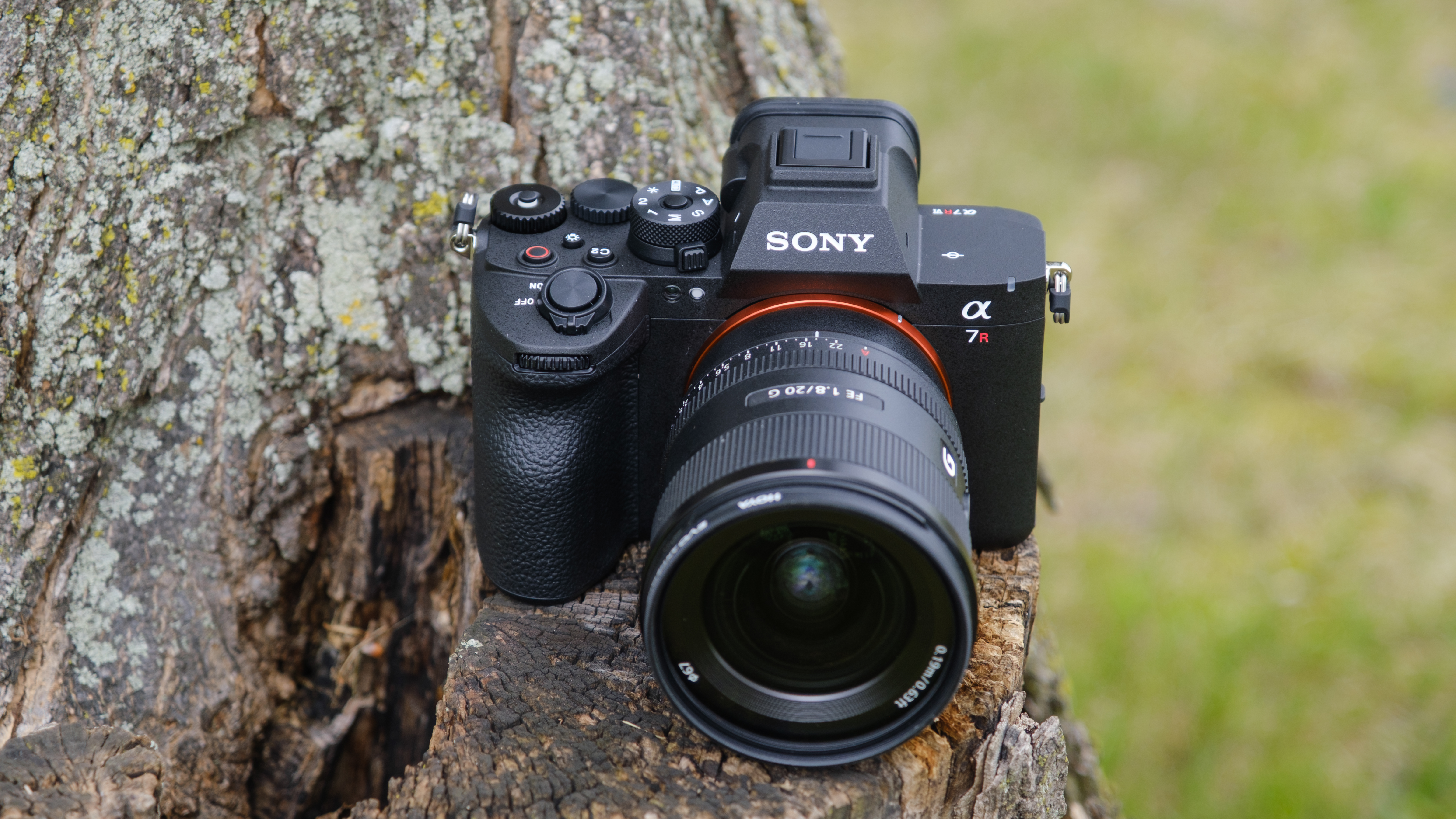 The Sony A7R VI photographed outdoors