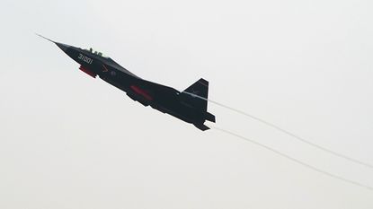 A Chinese fighter jet.