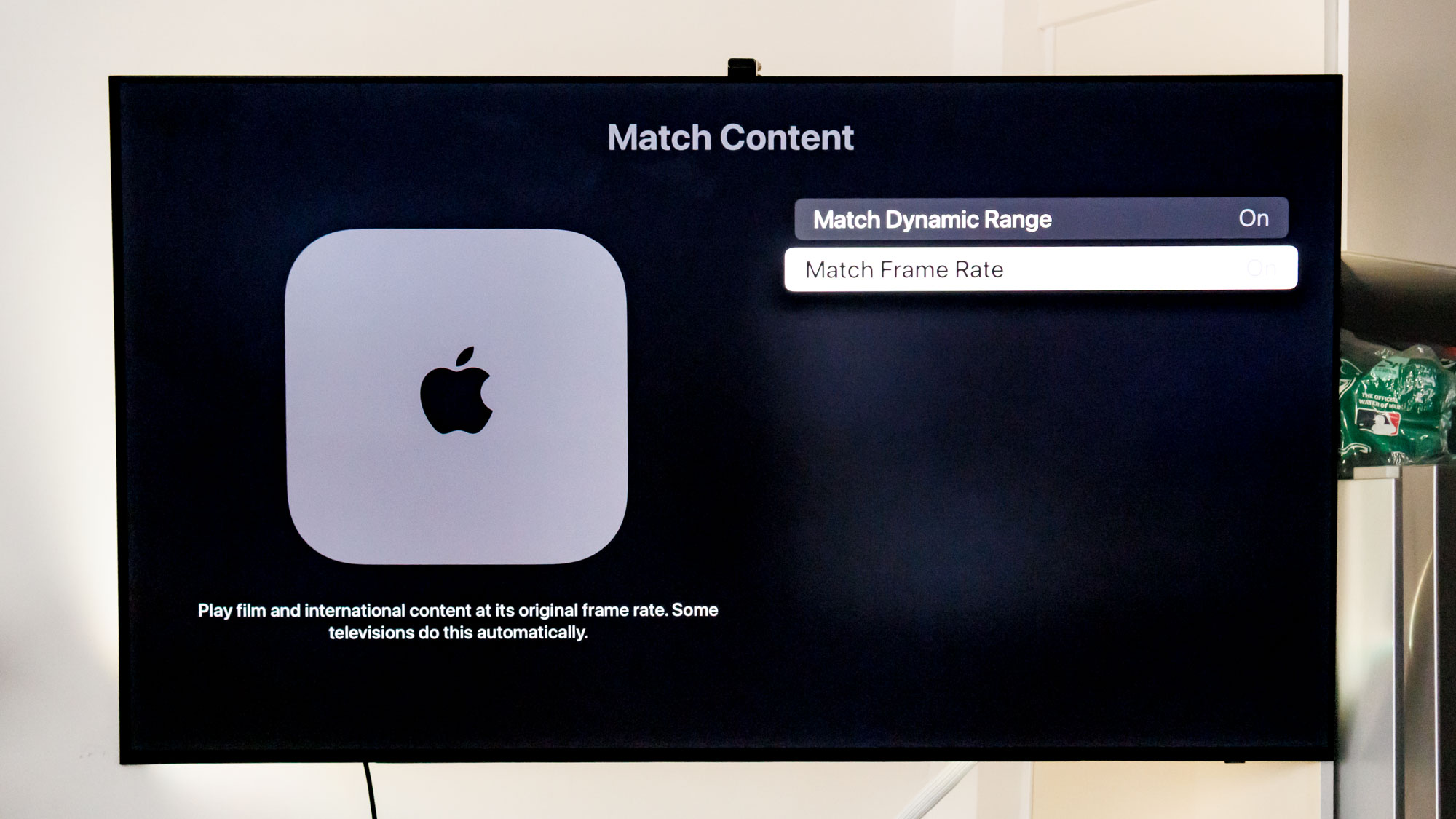 Apple TV 4K settings