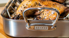 Hestan Provisions Brushed Stainless-Steel Classic Roaster with Rack