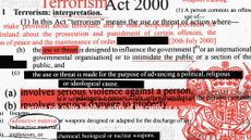 Text from the Terrorism Act 2000