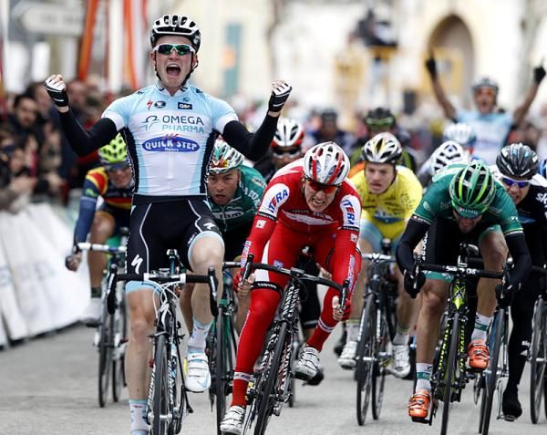 Andrew Fenn (OmegaPharma - QuickStep) wins for the second day in a row