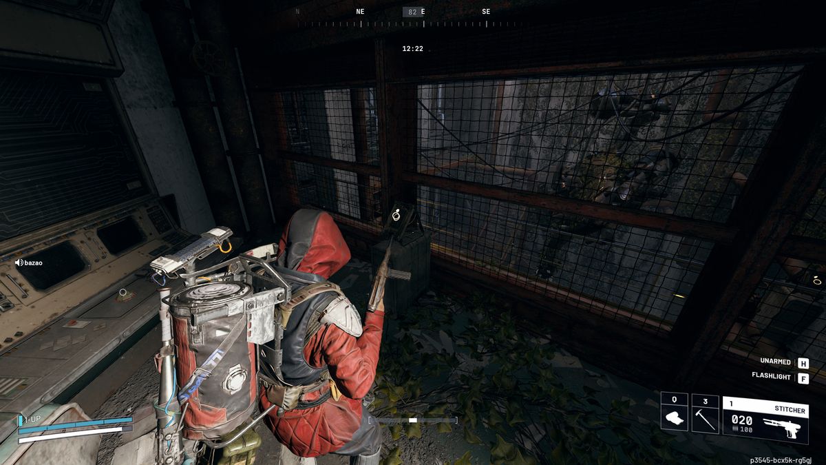 Arc Raiders Controlled Access Zone puzzle: A player looking at