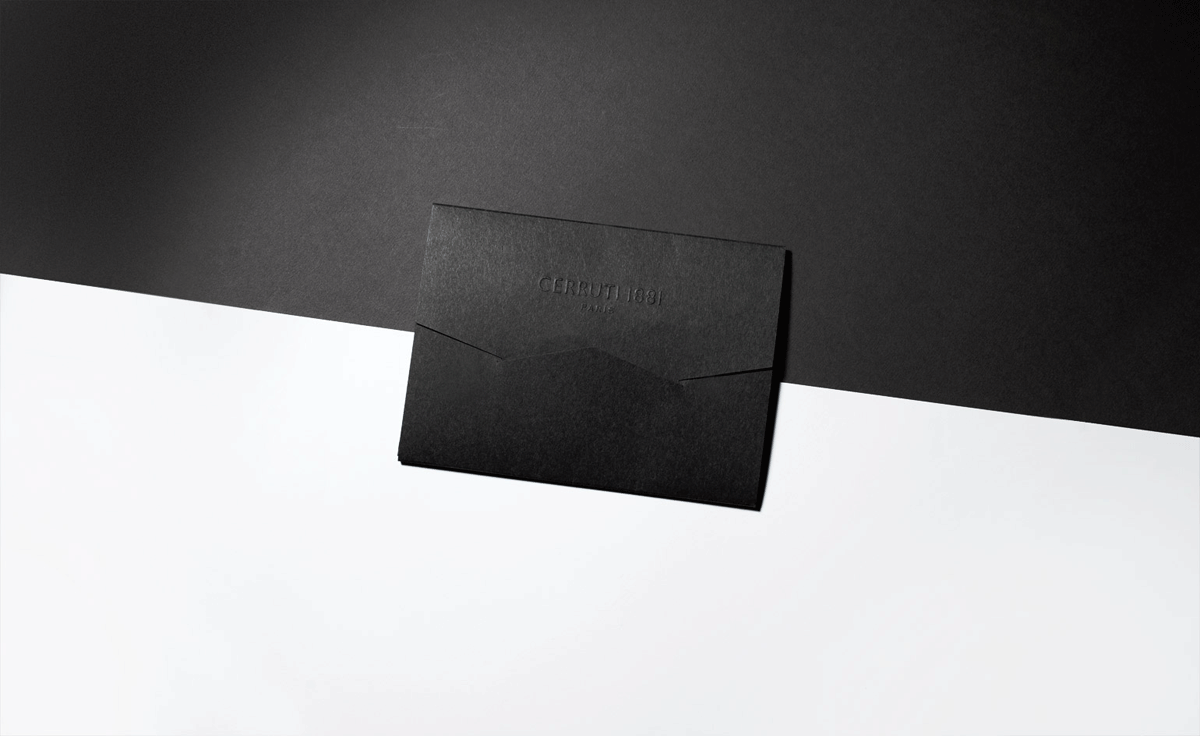 sophisticated, double mounted card and die cut envelope