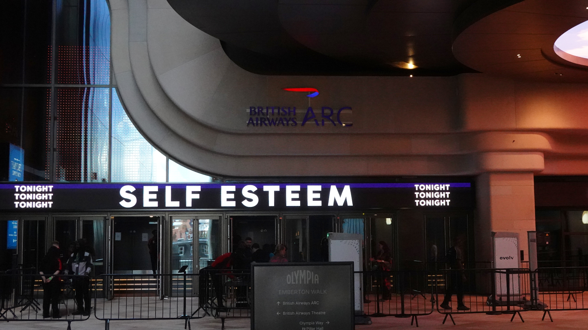 Inside British Airways Arc venue