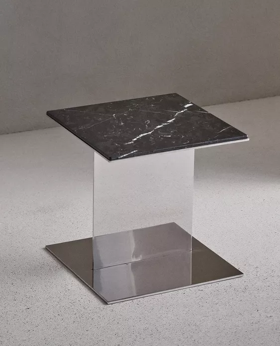 Vincent Van Duysen x Zara Home sleek marble top side table