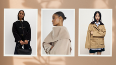 3 models wearing coats