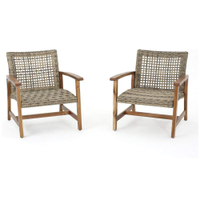 Christopher Knight Home Hampton Outdoor Wicker Chairs