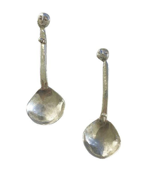 Adam and Eve Sterling Silver Spoons