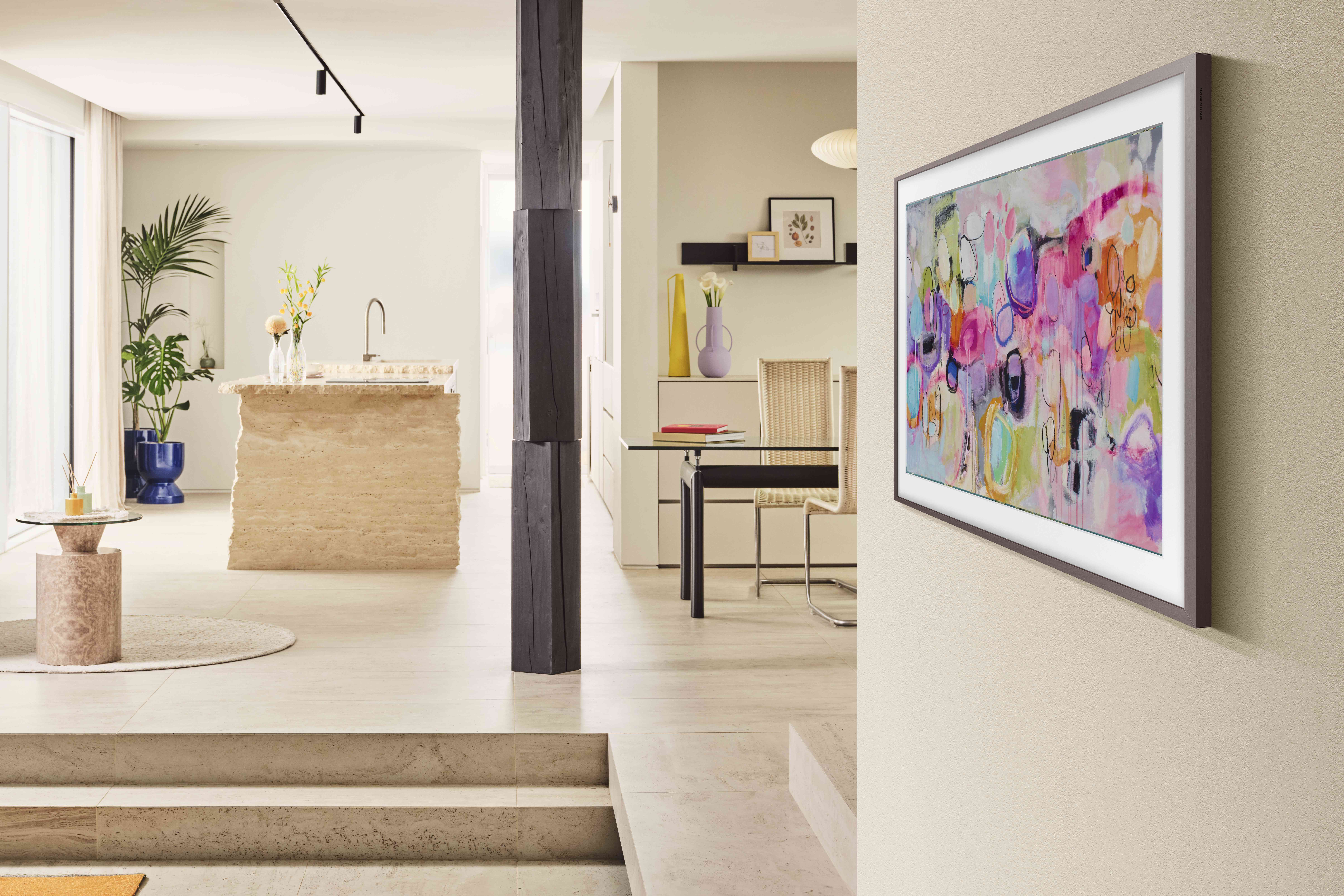 Samsung Art TV in home