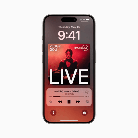 Apple iPhone Music Haptics feature animation provided by Apple