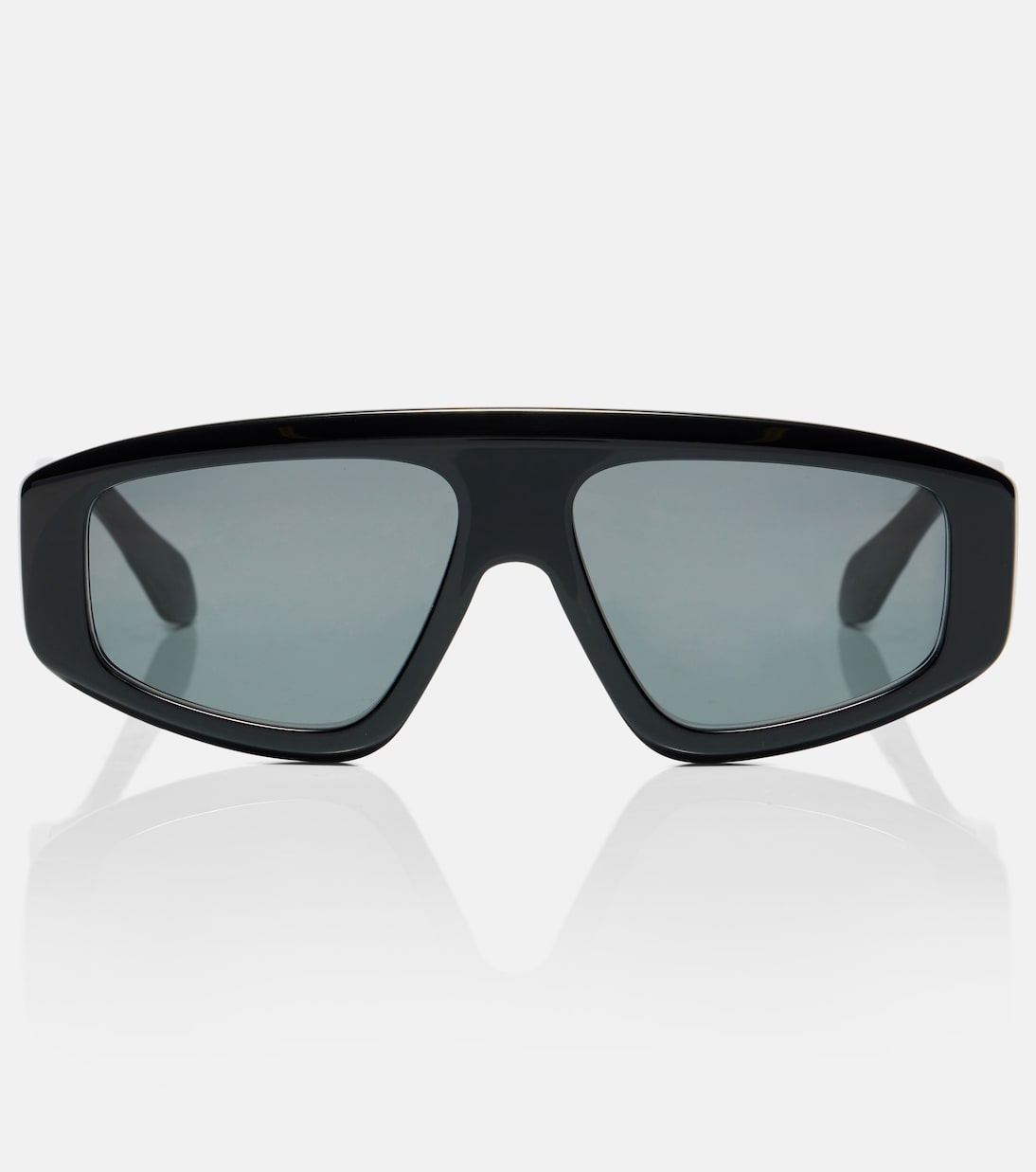 Absolu Mask Sunglasses in Black - Alaia