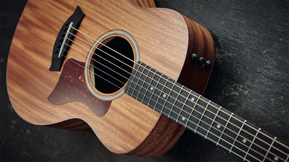 small taylor acoustic guitar