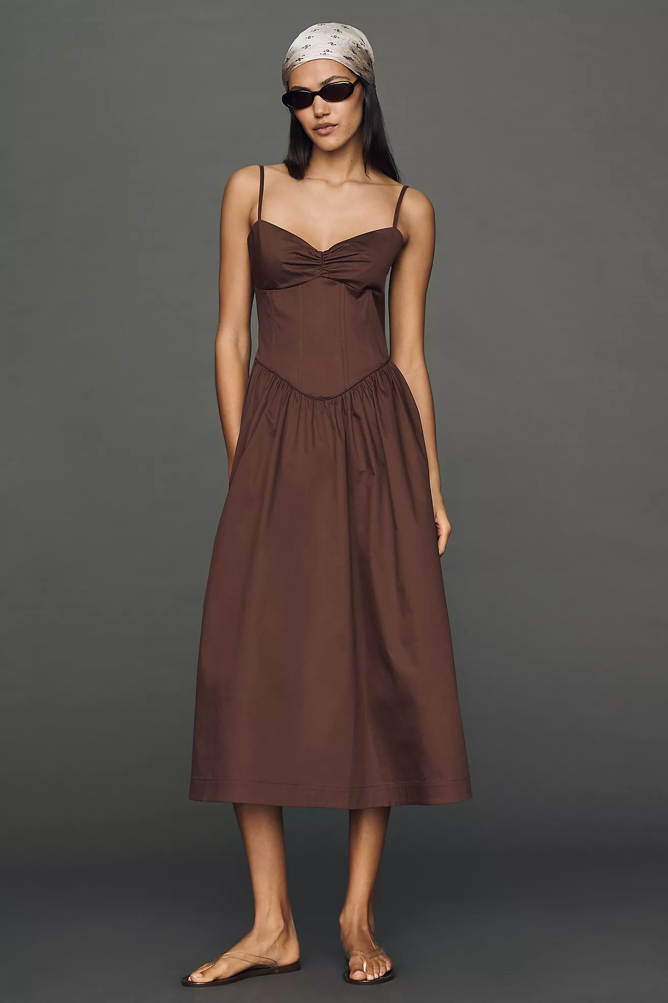 Mare Mare Cotton A-Line Midi Dress