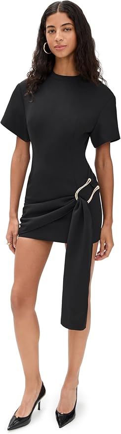 Lioness, Lioness Women's Martini Mini Dress, Onyx, Black, S