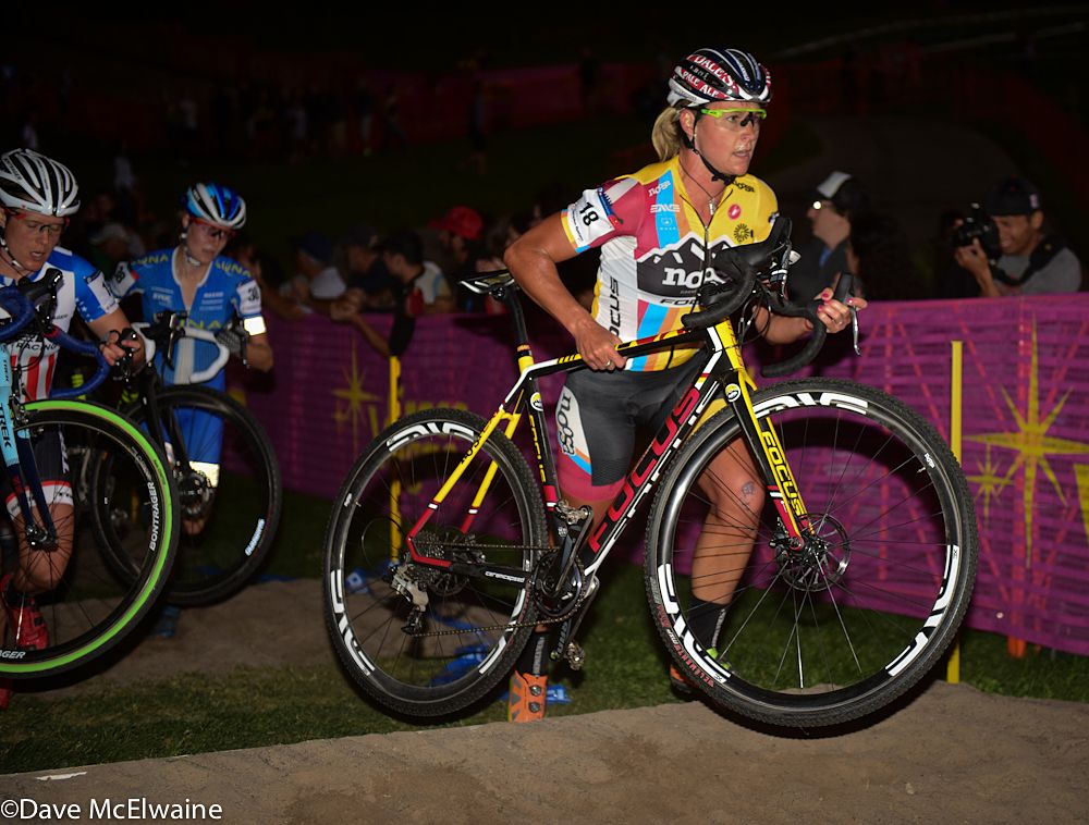 Meredith Miller (Noosa Pro Team) got off to a good start and raced consistently near the front