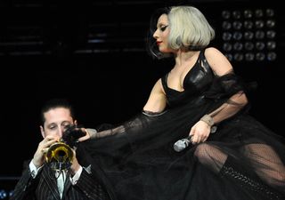Lady Gaga sings tribute to Prince William and Kate Middleton at Radio One
