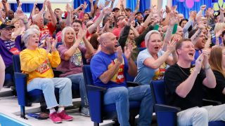 People cheering in The Price Is Right's audience