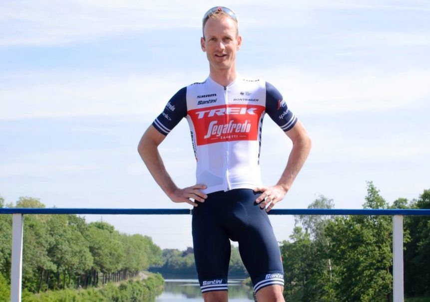 Pieter Weening in Trek-Segafredo colours